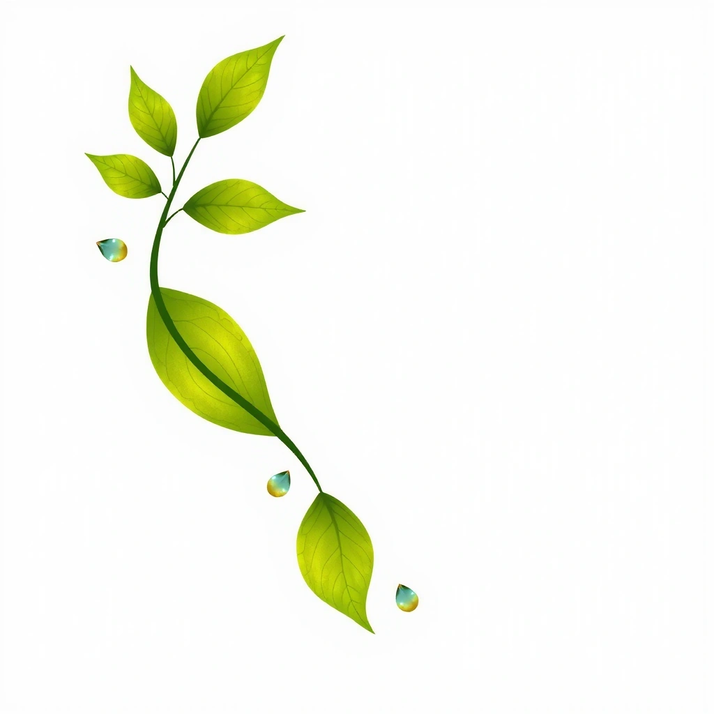 Stylized question mark icon made of natural elements like leaves and water droplets, symbolizing clarity and natural health guidance.