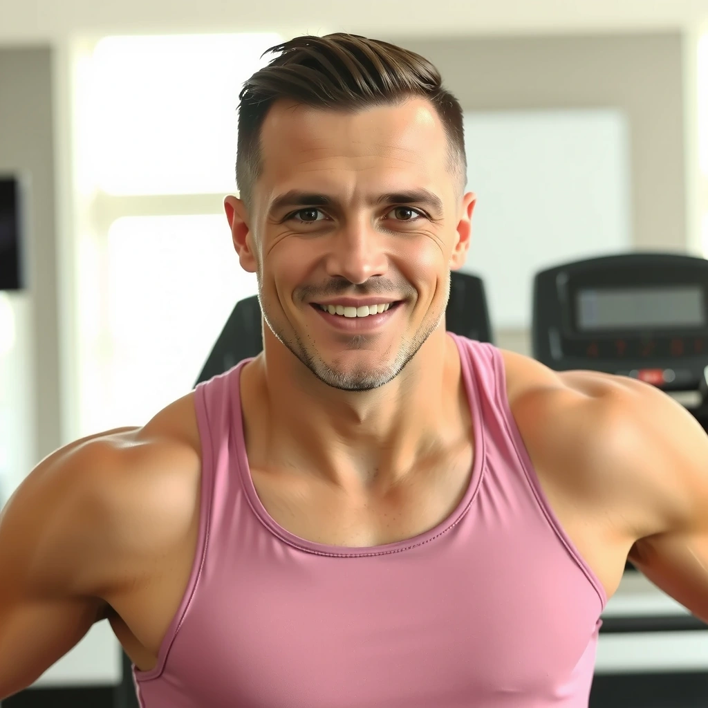 Client David L. looking fit and strong