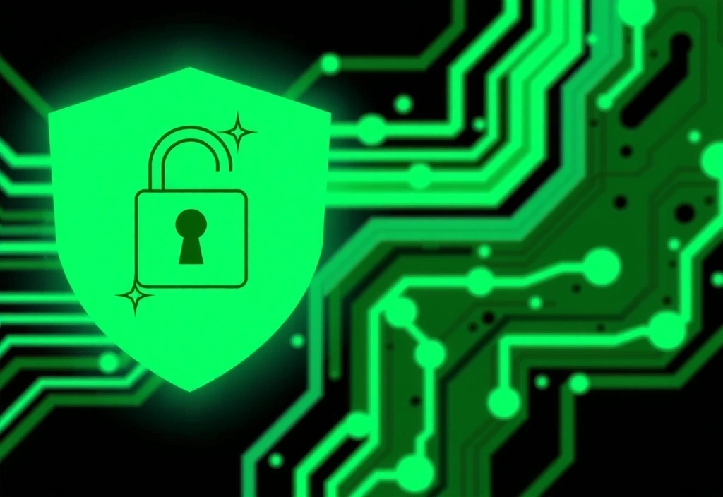 Digital lock icon representing data privacy and security